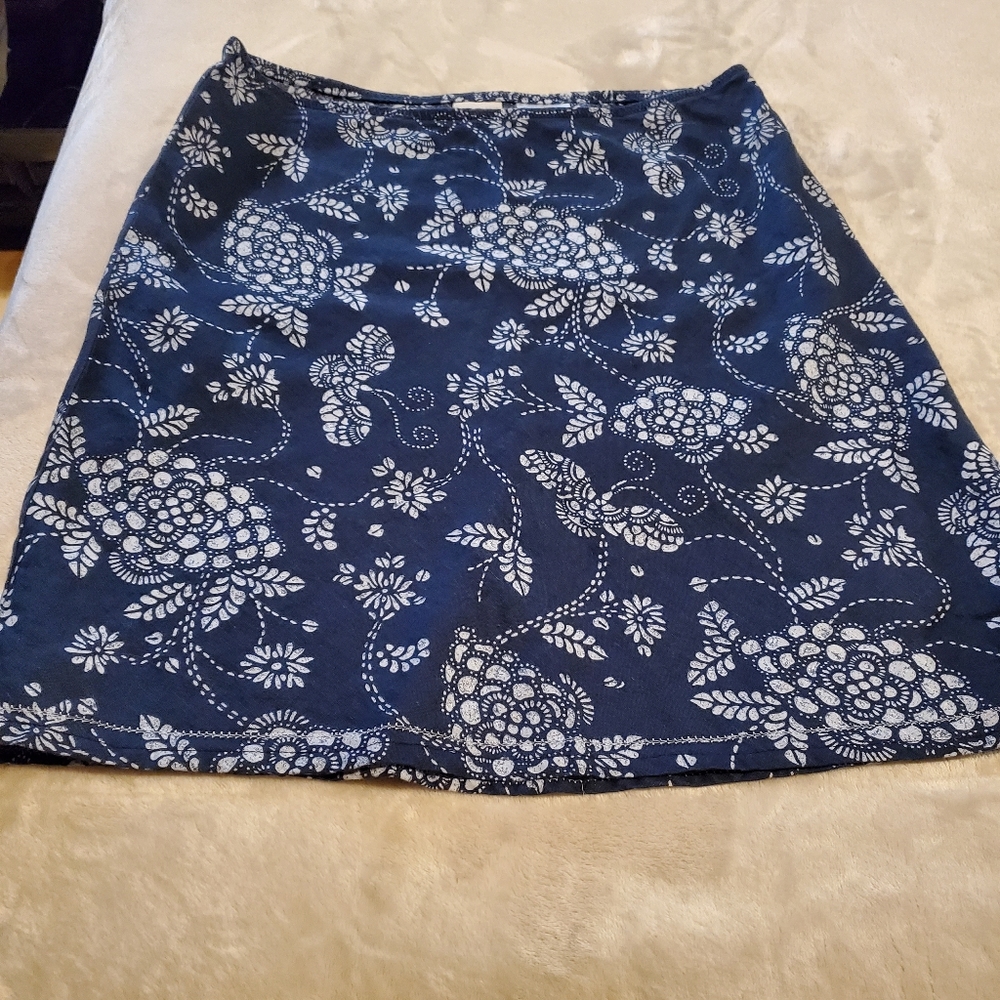 Columbia linen blend skirt
